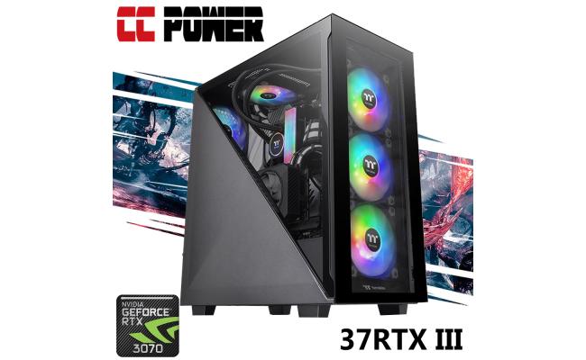 CC Power 37RTX III Gaming PC NEW 12Gen Intel Core i7 K-Series w/ RTX 3070 Liqiued Cooled
